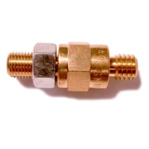 Side post bolt with extra wire capacity