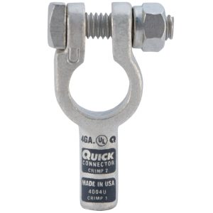 Battery Terminals - Straight Top Post - 4 Ga