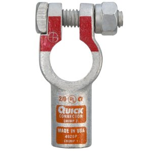 Battery Terminals - Straight Top Post - 2/0 Ga