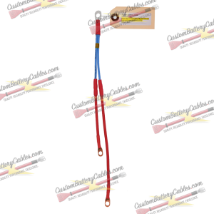 Dodge Battery to Grid Heater Relay Wire for dual relays w/fuse link 1994-2002 - DIFF lengths #4467