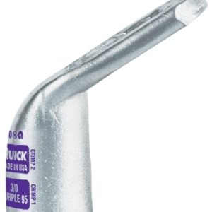 Heavy Duty Lug with 45 degree bend - 3/0 (three-aught)