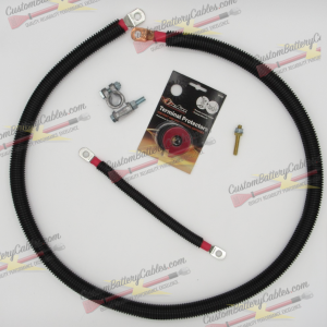 Dodge RAM Gen 2, 2500/3500 Cummins 12-valve 5.9L Diesel, 1994-1998, Left Positive Starter Cable 2/0 or 3/0 #831 / #912