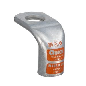 Heavy Duty Lug with 90 degree bend - 2/0 (two-aught)