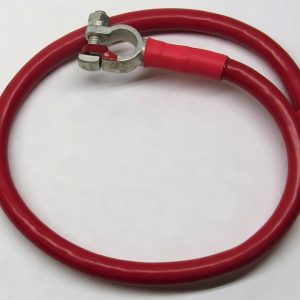 Willys & Military Jeeps - 1/0 Red 27 inch battery positive to solenoid (or start switch on 41-49)