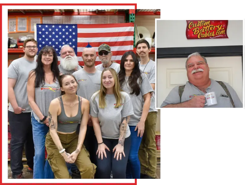 custom battery cables USA heavy duty