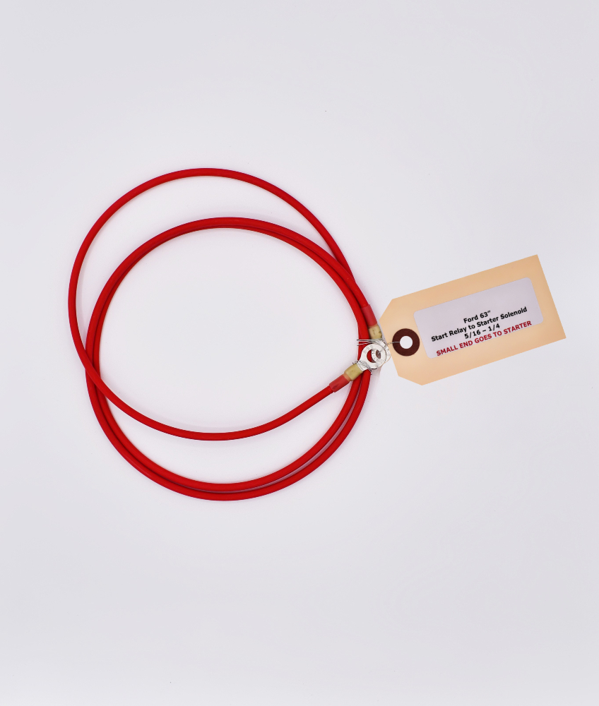 Ford - Gen 9 F150 or Bronco -1992-1997 - Start Relay to Starter wire ,63 inch, 10 ga 1 Ford - Gen 9 F150 or Bronco -1992-1997 - Start Relay to Starter wire ,63 inch, 10 ga