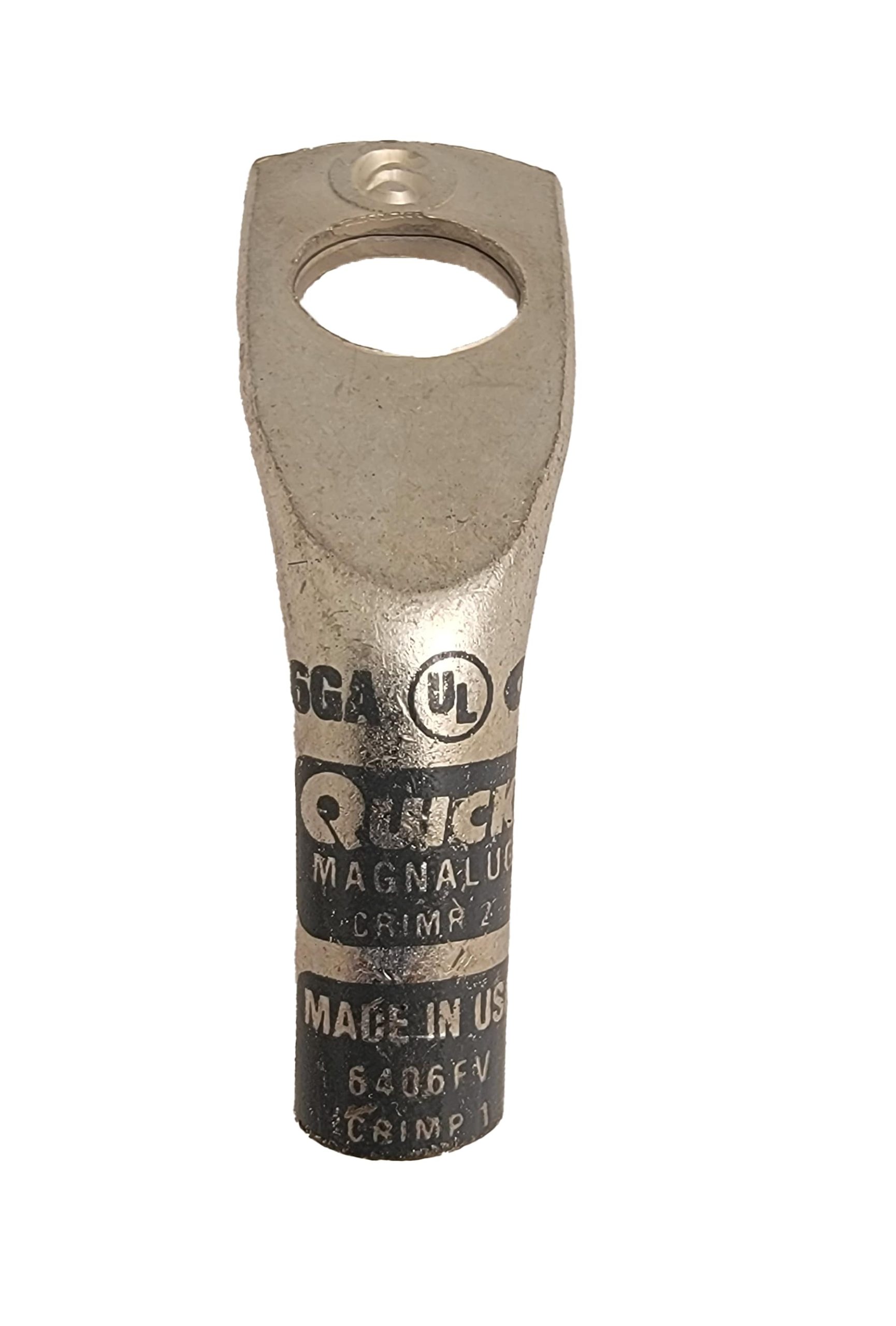 Heavy Duty Lug with 45 degree bend - 6 Gauge 1 Heavy Duty Lug with 45 degree bend - 6 Gauge