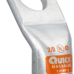 Heavy Duty Lug with 45 degree bend - 2/0 (two-aught)