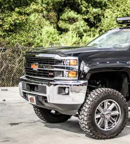 Black GM Pickup Truck front