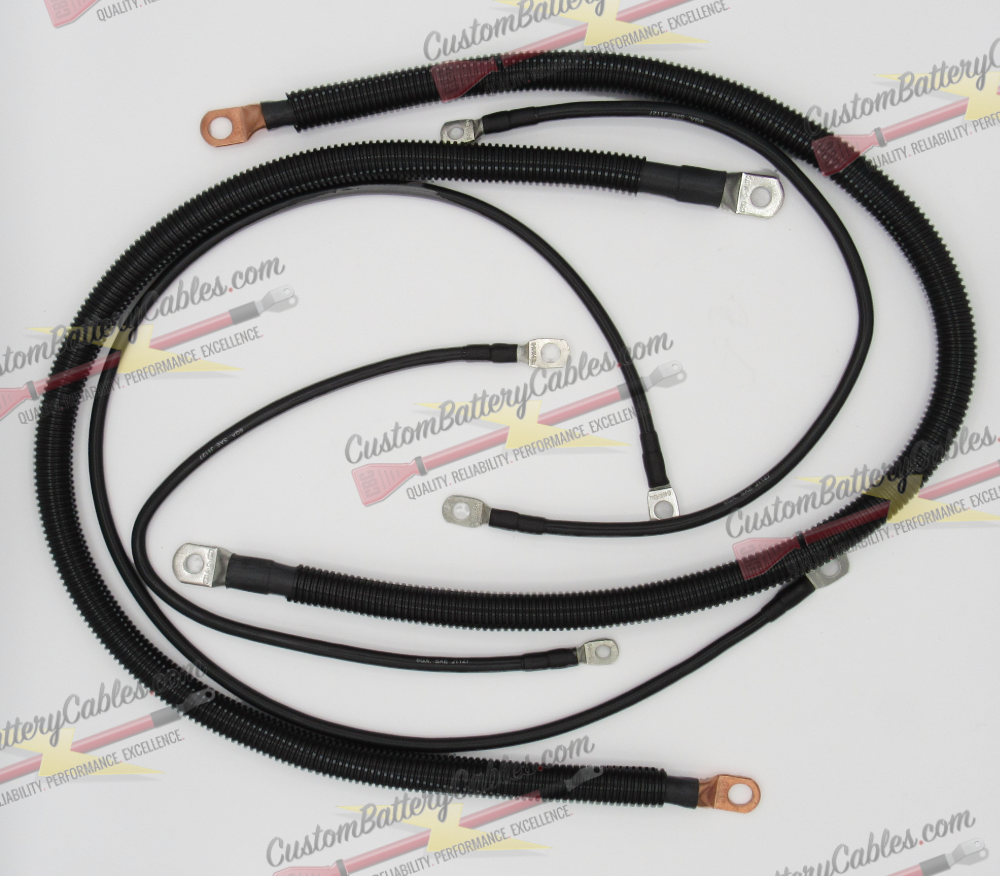 Dodge RAM Gen 3, 2500/3500 Cummins Diesel I6 5.9L, 2003-2007, 3/0 (Hard Start Kit) #840 3 Negative Cables