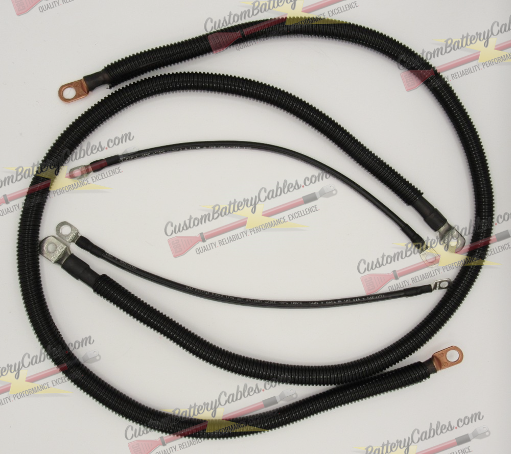 Dodge RAM Gen 2, 2500/3500 Cummins 12-valve 5.9L Diesel, 1994-1998, 3/0 (Hard Start Kit) #807 2 Negative Cables