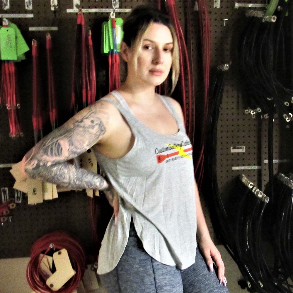 Women's Flowy Tank, XS - 2XL 1 Custom Battery Cables flowy tank top