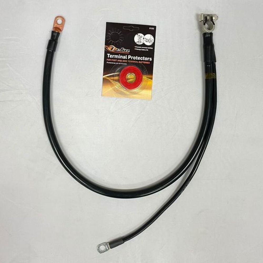GMC and Chevy - Blazer or Jimmy, Negative 30 inch top post 1/0 battery cable w/18 inch lead 1 GMC and Chevy - Blazer or Jimmy, Negative 30 inch top post 1/0 battery cable w/18 inch lead